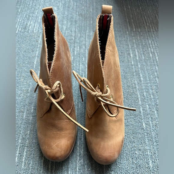 Sperry women’s Harlow wedge booties in cognac size 10 - Picture 2 of 7